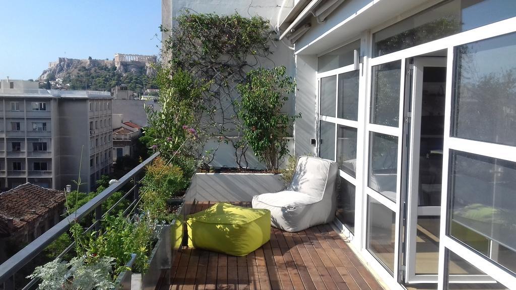 Апартаменти Hidesign Athens Art Loft Penthouse Acropolis View Екстер'єр фото